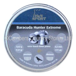 H & N Air Rifle Pellets Baracuda Extreme .177 x 400