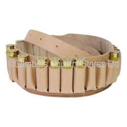 CBC Cartridge Belt Natural Leather