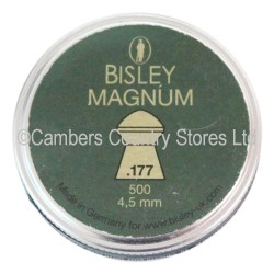 Bisley Air Rifle Pellets Magnum .177 x 500 Tin