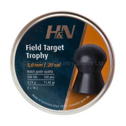 H & N Air Rifle Pellets Field Target .20 x 500 Pack