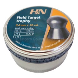 H & N Air Rifle Pellets Field Target .20 x 500 Pack