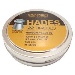 Hades Diabolo Air Rifle Pellets .22 x 500 Pack