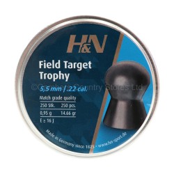 H & N Air Rifle Pellets Field Target .22 x 250