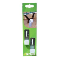 Kerbl Rope & Bungee Flat Hooks 2 Pack