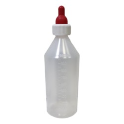 Lamb Feeding Bottle 1 Litre With Hanging Tab On Base