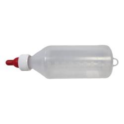 Lamb Feeding Bottle 1 Litre With Hanging Tab On Base