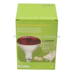 Kerbl Infra-Red Heat Bulb 250w Red