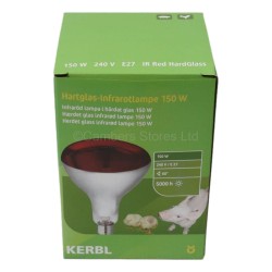 Kerbl Infra-Red Heat Bulb 150w Red