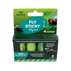 Organ-X Sticky Fly Papers 4 Pack