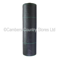 Landscape Fabric Heavy Duty Woven Black 100g 2m x 50m