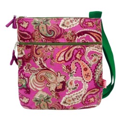 Lua Messenger Bag Paisley Pink