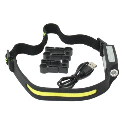 Luceco Rechargeable LED Head Torch With Motion Sensor