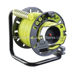 Masterplug Pro XT Extension Lead Cable Reel 25m+3m 240v