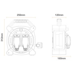 Masterplug Weatherproof Extension Lead 20m 240v