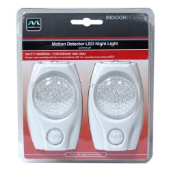 Masterplug Night Light Plug In Motion Activated 2 Pack