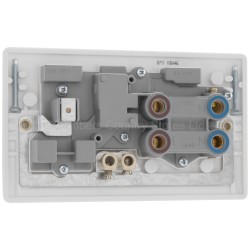 BG Rounded Edge Double Pole Cooker Switch & Socket 45A