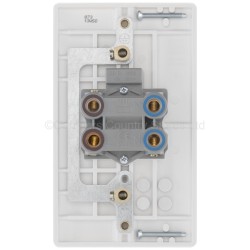 BG Rounded Edge Double Pole Cooker Switch LP