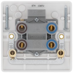 BG Rounded Edge Double Pole Cooker Switch & Indicator SP