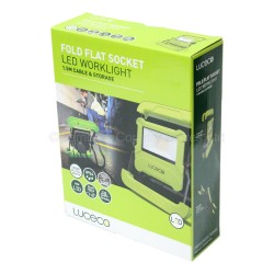 Luceco LED Fold Flat Portable Worklight 240v