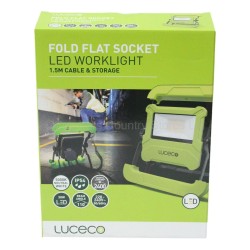 Luceco LED Fold Flat Portable Worklight 240v