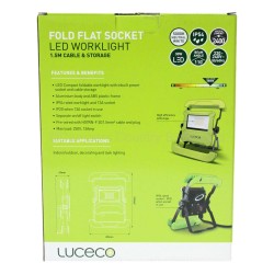 Luceco LED Fold Flat Portable Worklight 240v