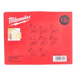 Milwaukee Router Bit Set 12 Piece