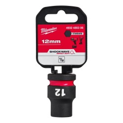 Milwaukee Shockwave 1/2" Short Socket