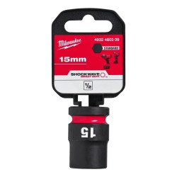 Milwaukee Shockwave 1/2" Short Socket