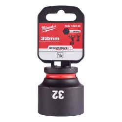 Milwaukee Shockwave 1/2" Short Socket