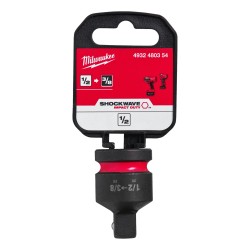 Milwaukee Shockwave 1/2" Socket Adaptor 1/2" - 3/8"