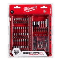 Milwaukee Shockwave Impact Bit Set 75 Pcs