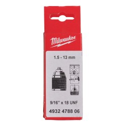 Milwaukee Keyless Chuck 1.5 - 13mm