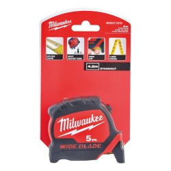 Milwaukee Wide Blade Tape 5  5m