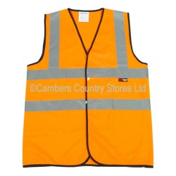 Warrior High Visibility Vest Waistcoat