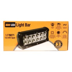 Maypole LED Light Bar 12/24v Spot Light 36w