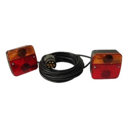 Maypole LED Trailer Lighting Pod Set Magnetic 10m Cable