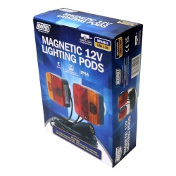 Maypole LED Trailer Lighting Pod Set Magnetic 10m Cable