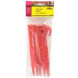 W4 Tent Pegs Plastic 5.5" 5 Pack