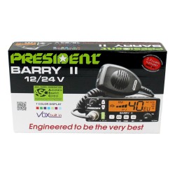 CB Radio President Barry AM/FM 12/24v