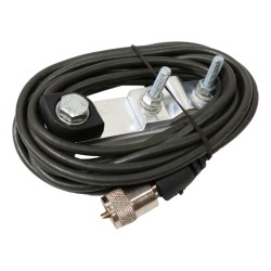 CB Radio Mount With Cable Single Groove