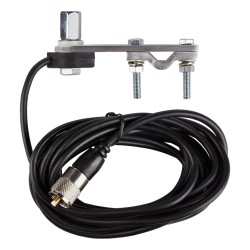 CB Radio Mount With Cable Single Groove