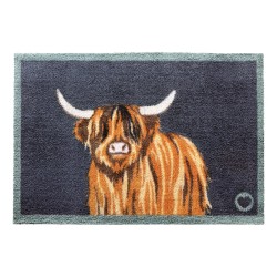 HugRug Country Mat Highland Cow