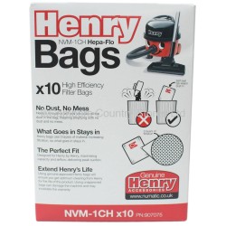 Numatic Henry Hoover Vacuum Cleaner Bags Genuine 10 Pack