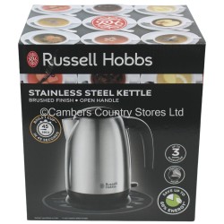 Russell Hobbs Adventure Kettle Brushed 1.7 Litre 3kw