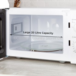 Tower Microwave 700w 20 Litre White