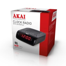 Akai Alarm Clock Radio With LED Display AM/FM