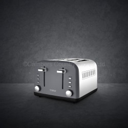 Tower Infinity Toaster 4 Slice Stone Grey