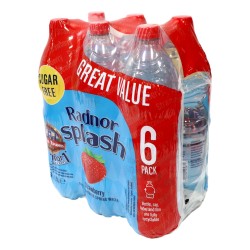 Radnor Hills Splash 6 x 1.5 Litre Strawberry