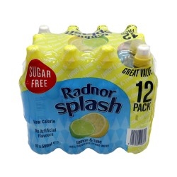 Radnor Hills Splash 500ml x 12 Sports Cap Lemon & Lime