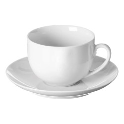 Simplicity Teacup & Saucer White